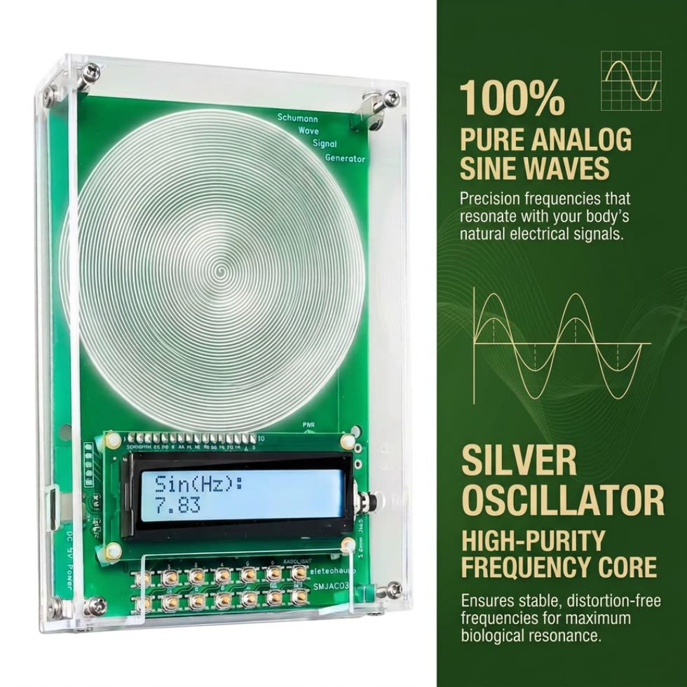 Pure analog sine waves from a silver oscillator core